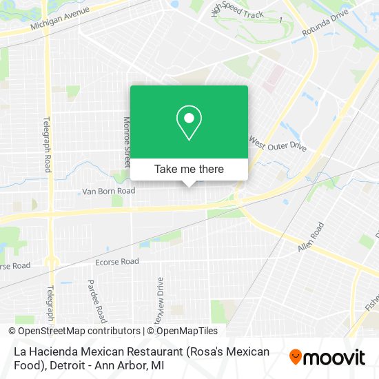 La Hacienda Mexican Restaurant (Rosa's Mexican Food) map