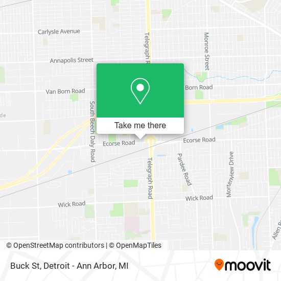 Mapa de Buck St