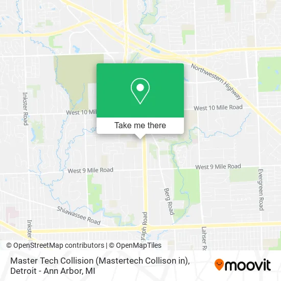 Mapa de Master Tech Collision (Mastertech Collison in)