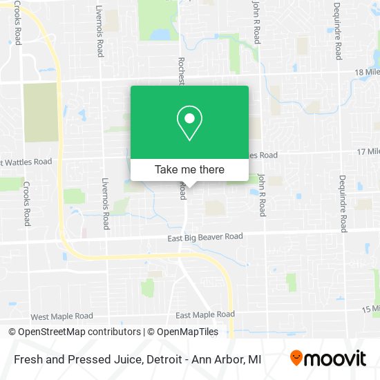 Fresh and Pressed Juice map