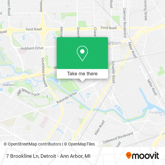 Mapa de 7 Brookline Ln