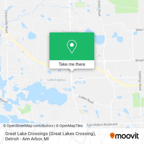 Great Lake Crossings (Great Lakes Crossing) map