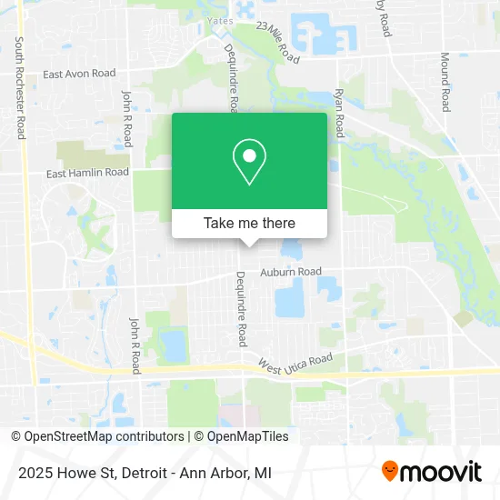 2025 Howe St map