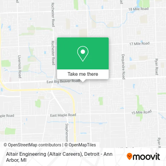 Altair Engineering (Altair Careers) map