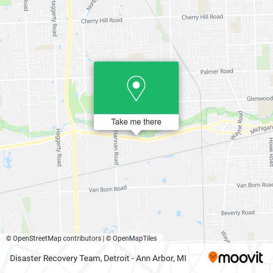 Disaster Recovery Team map