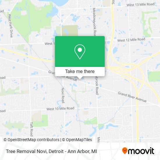 Tree Removal Novi map