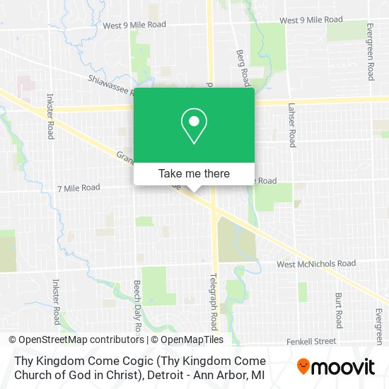 Thy Kingdom Come Cogic (Thy Kingdom Come Church of God in Christ) map