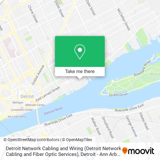 Detroit Network Cabling and Wiring (Detroit Network Cabling and Fiber Optic Services) map
