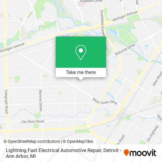 Mapa de Lightning Fast Electrical Automotive Repair