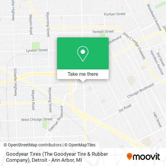 Goodyear Tires (The Goodyear Tire & Rubber Company) map