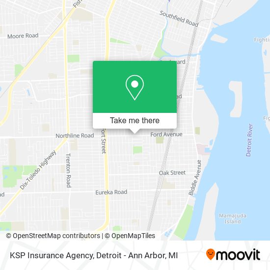 KSP Insurance Agency map