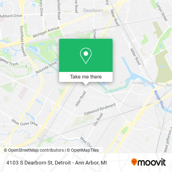 4103 S Dearborn St map