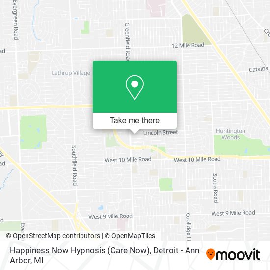 Happiness Now Hypnosis (Care Now) map