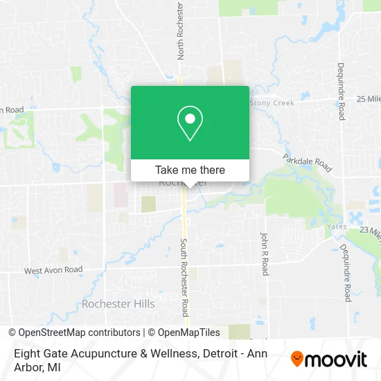 Eight Gate Acupuncture & Wellness map