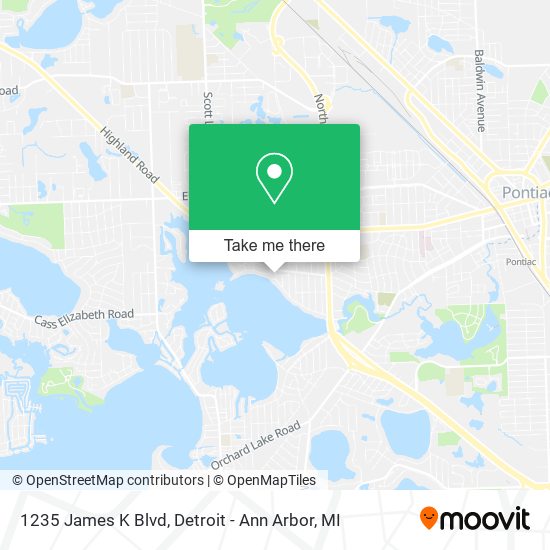Mapa de 1235 James K Blvd
