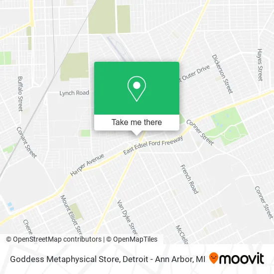 Mapa de Goddess Metaphysical Store