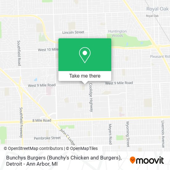 Mapa de Bunchys Burgers (Bunchy's Chicken and Burgers)