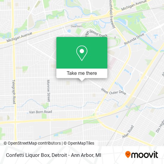 Mapa de Confetti Liquor Box