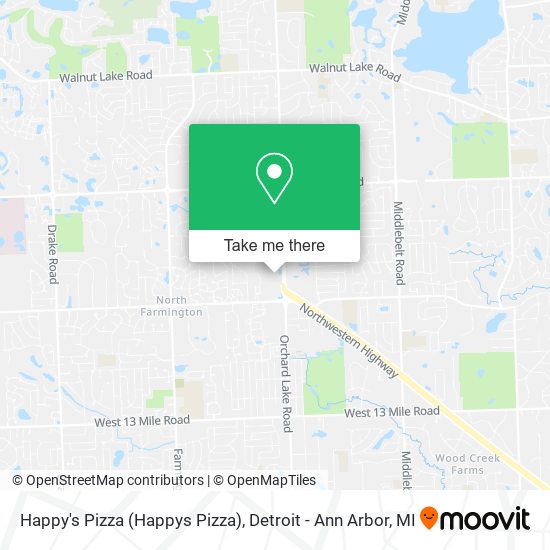 Mapa de Happy's Pizza (Happys Pizza)
