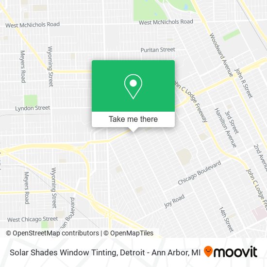 Solar Shades Window Tinting map