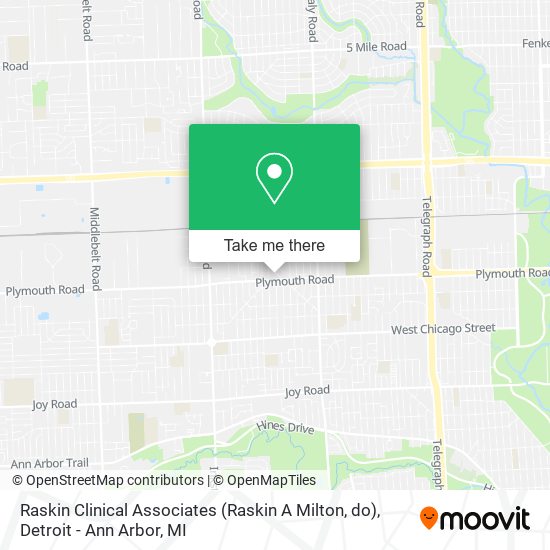 Raskin Clinical Associates (Raskin A Milton, do) map