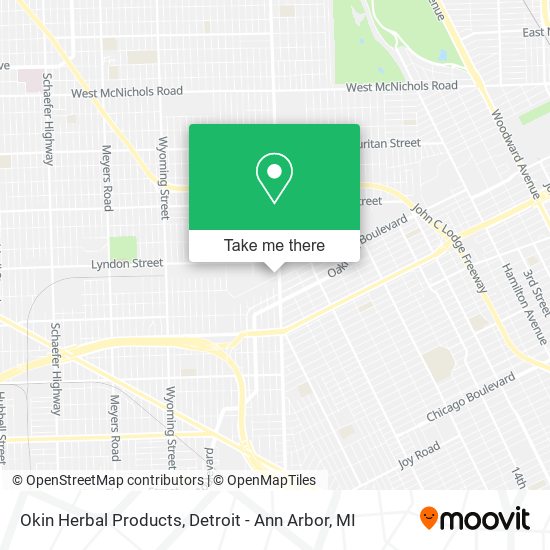 Okin Herbal Products map