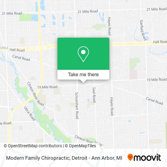 Modern Family Chiropractic map