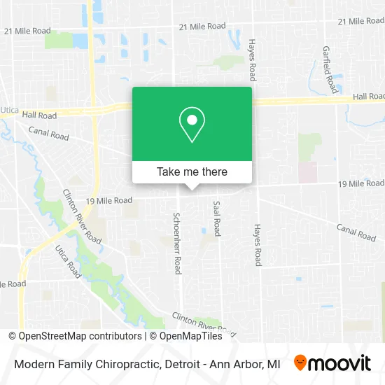 Modern Family Chiropractic map