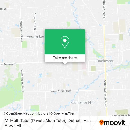 Mi Math Tutor (Private Math Tutor) map