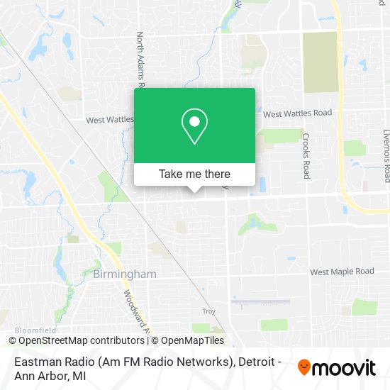 Eastman Radio (Am FM Radio Networks) map