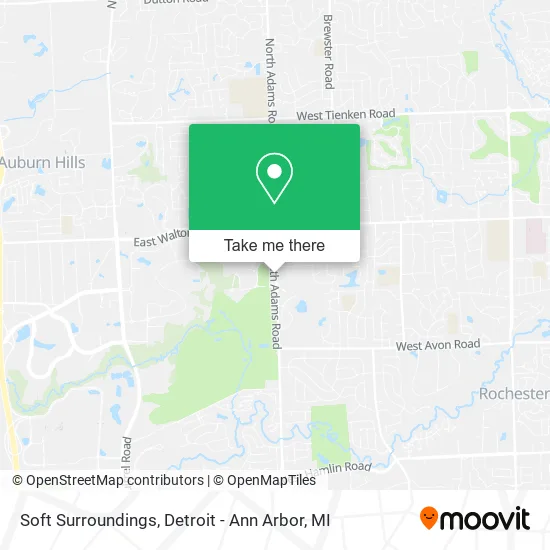 Soft Surroundings map