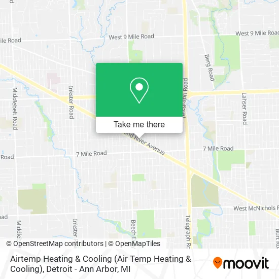 Airtemp Heating & Cooling (Air Temp Heating & Cooling) map