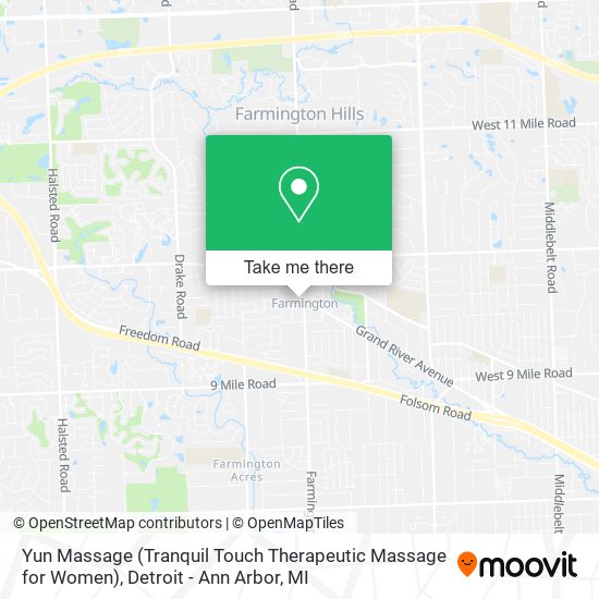 Yun Massage (Tranquil Touch Therapeutic Massage for Women) map