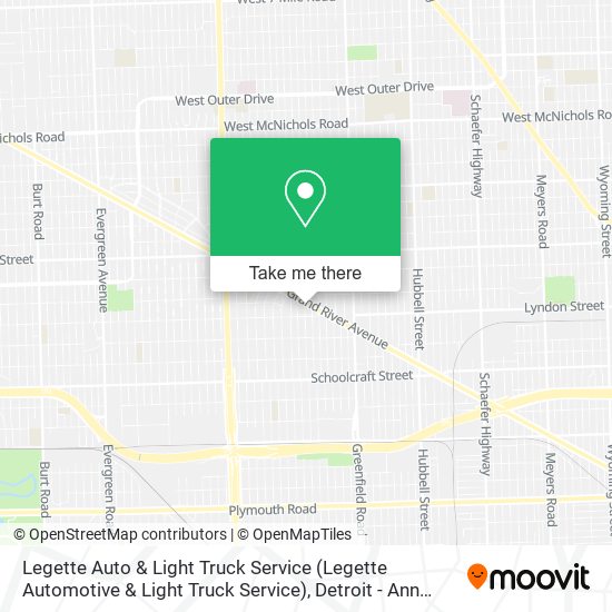 Legette Auto & Light Truck Service map