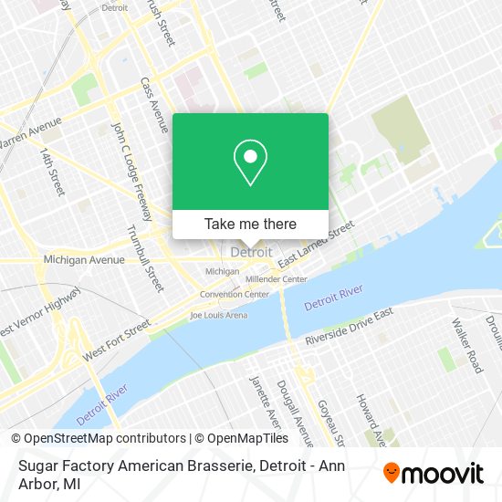Mapa de Sugar Factory American Brasserie