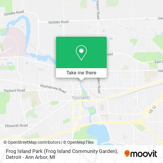 Frog Island Park (Frog Island Community Garden) map