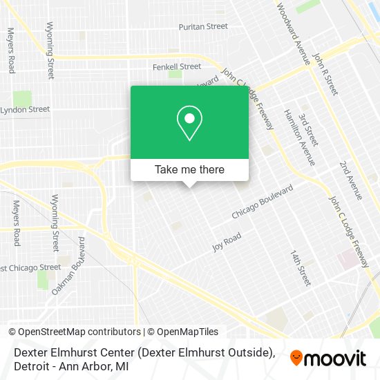 Mapa de Dexter Elmhurst Center (Dexter Elmhurst Outside)