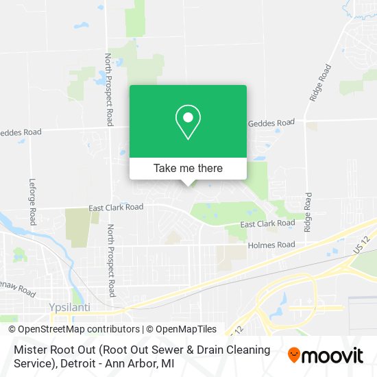 Mapa de Mister Root Out (Root Out Sewer & Drain Cleaning Service)