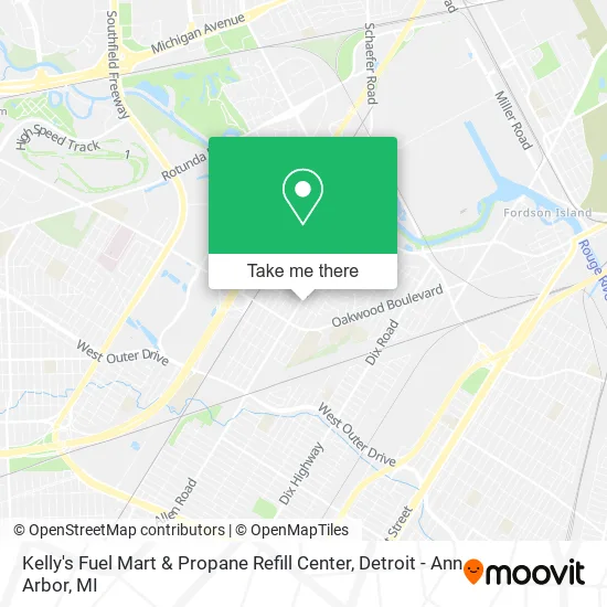 Kelly's Fuel Mart & Propane Refill Center map