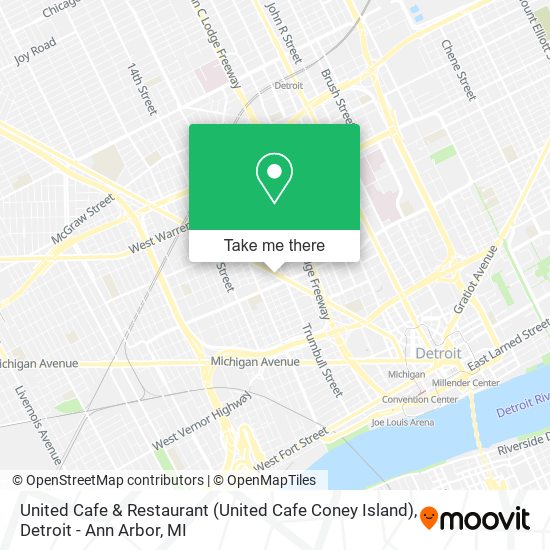 United Cafe & Restaurant (United Cafe Coney Island) map