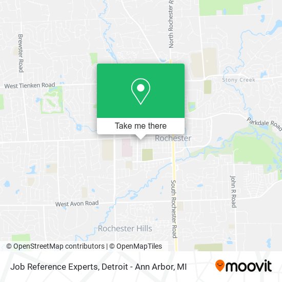 Job Reference Experts map