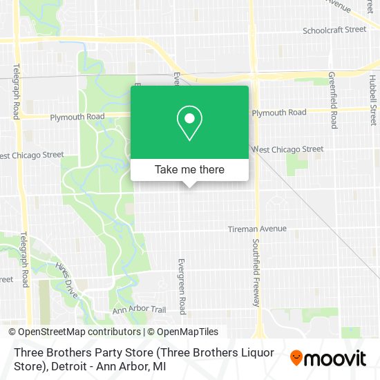 Three Brothers Party Store map