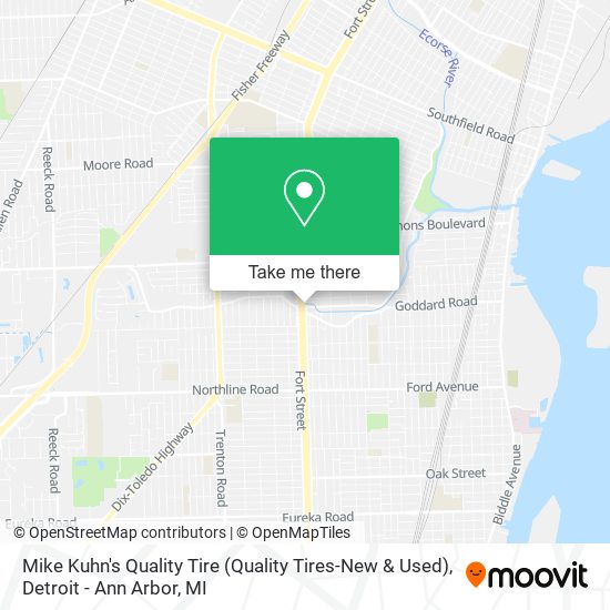 Mike Kuhn's Quality Tire (Quality Tires-New & Used) map