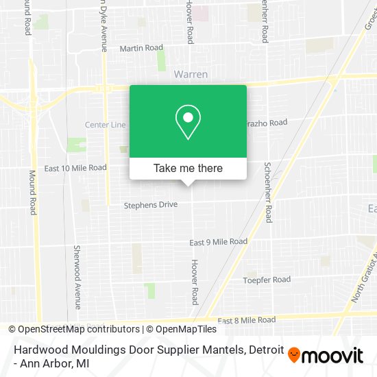 Mapa de Hardwood Mouldings Door Supplier Mantels