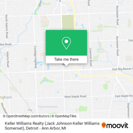 Keller Williams Realty (Jack Johnson-Keller Williams Somerset) map