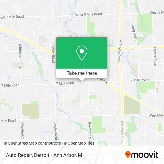 Auto Repair map