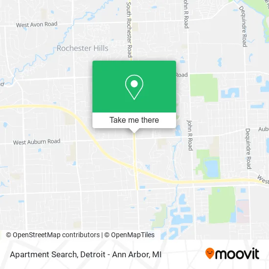 Apartment Search map