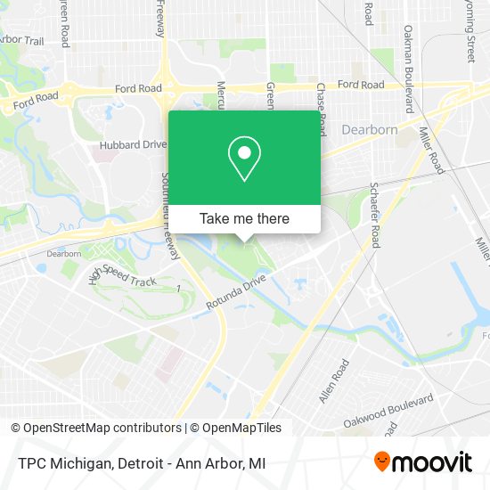 Mapa de TPC Michigan