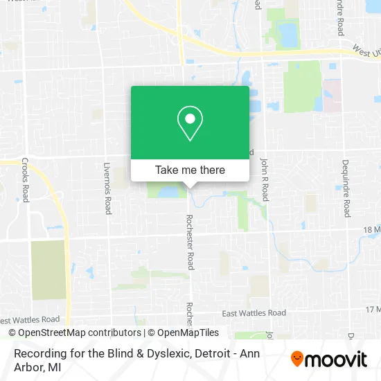 Recording for the Blind & Dyslexic map