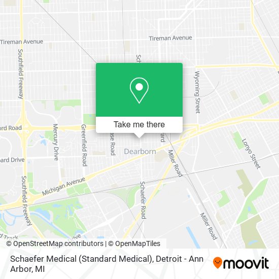 Schaefer Medical (Standard Medical) map